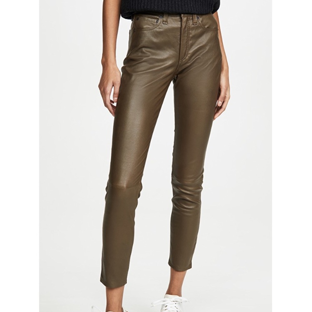 Rag & Bone Leather Jeans